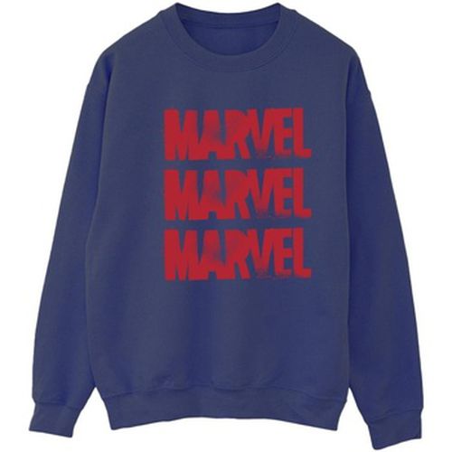 Sweat-shirt Marvel Red Spray Logos - Marvel - Modalova