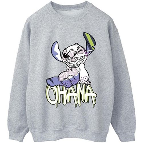 Sweat-shirt Lilo And Stitch Ohana Graffiti - Disney - Modalova