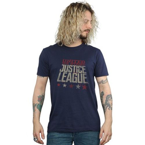 T-shirt Justice League Movie United We Stand - Dc Comics - Modalova