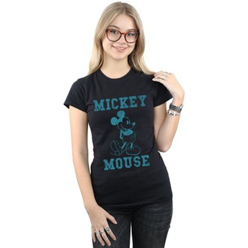 T-shirt Mickey Mouse Distressed Kick Mono - Disney - Modalova