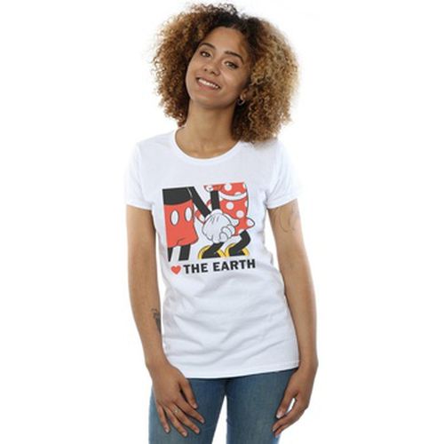 T-shirt Mickey Mouse Heart The Earth - Disney - Modalova