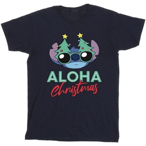 T-shirt Lilo And Stitch Christmas Tree Shades - Disney - Modalova