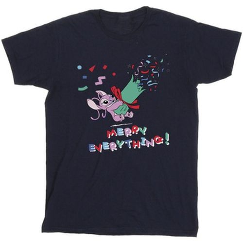T-shirt Lilo And Stitch Angel Merry Everything - Disney - Modalova
