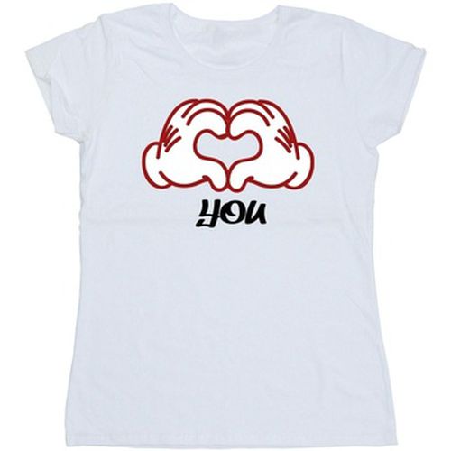 T-shirt Mickey Mouse Love You Hands - Disney - Modalova