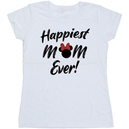 T-shirt Minnie Mouse Happiest Mom Ever - Disney - Modalova