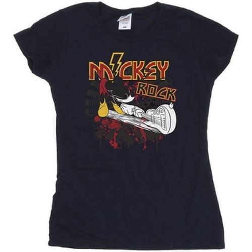 T-shirt Mickey Mouse Smash Guitar Rock - Disney - Modalova