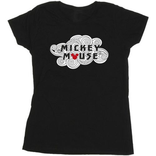T-shirt Mickey Mouse Swirl Logo - Disney - Modalova