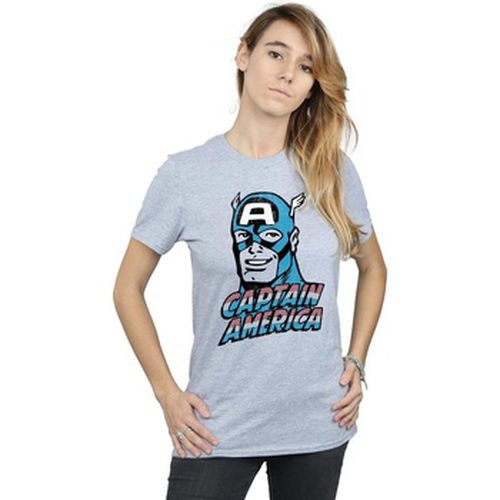 T-shirt Captain America Distressed - Marvel - Modalova