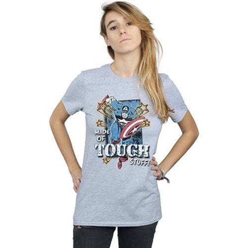 T-shirt Captain America Made Of Tough Stuff - Marvel - Modalova