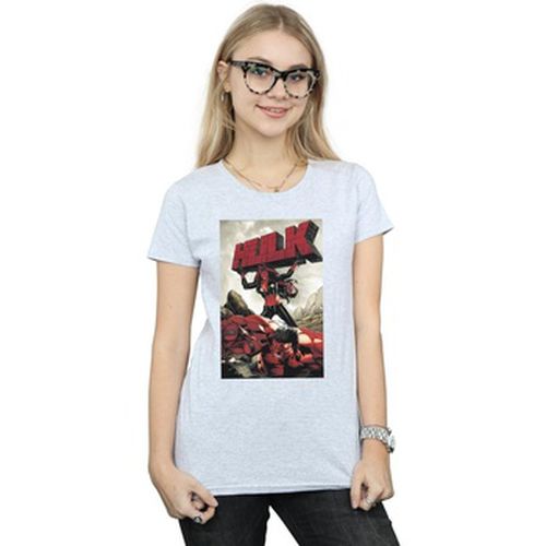T-shirt Marvel Red Hulk Cover - Marvel - Modalova