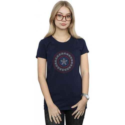 T-shirt Captain America Ornamental Shield - Marvel - Modalova