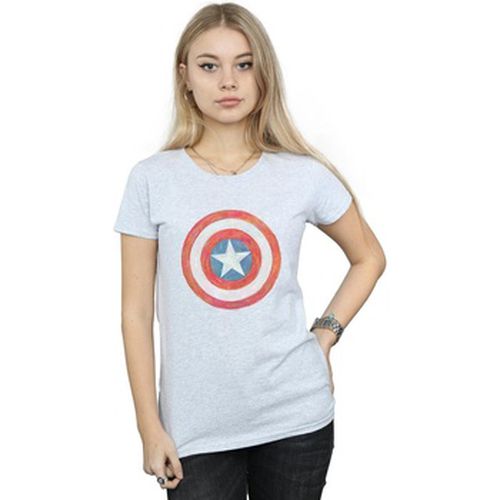 T-shirt Captain America Sketched Shield - Marvel - Modalova