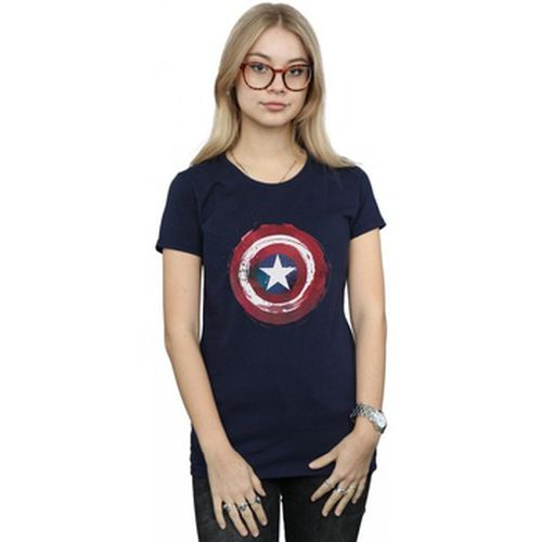 T-shirt Captain America Splatter Shield - Marvel - Modalova