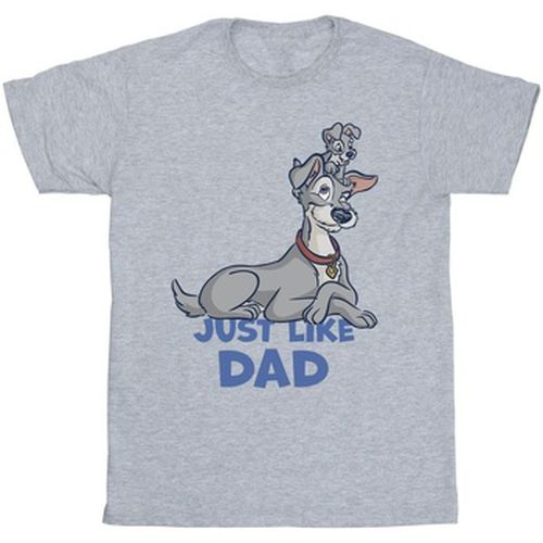 T-shirt Lady And The Tramp Just Like Dad - Disney - Modalova