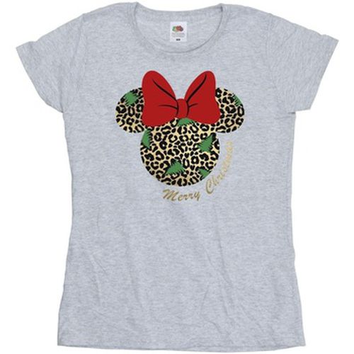 T-shirt Minnie Mouse Leopard Christmas - Disney - Modalova