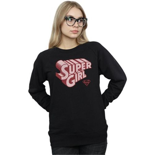 Sweat-shirt Supergirl Retro Logo - Dc Comics - Modalova
