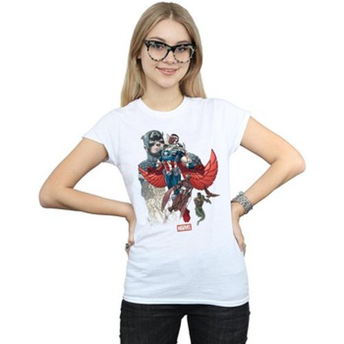 T-shirt Captain America Falcon Evolution - Marvel - Modalova