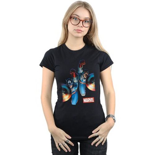T-shirt Falcon And Captain America Side By Side - Marvel - Modalova