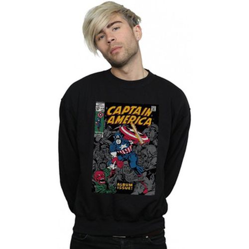 Sweat-shirt Captain America Album Issue Cover - Marvel - Modalova