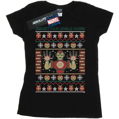 T-shirt Iron Man Get Your Jingle On Fair Isle - Marvel - Modalova