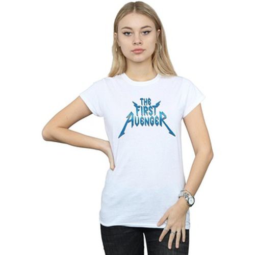 T-shirt The First Avenger Metal Logo - Marvel - Modalova