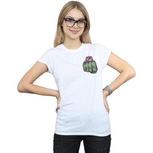 T-shirt Hulk Tattoo Fist Breast Print - Marvel - Modalova