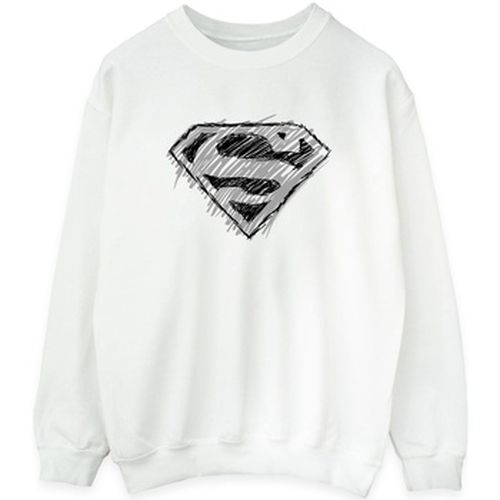 Sweat-shirt Superman Logo Sketch - Dc Comics - Modalova
