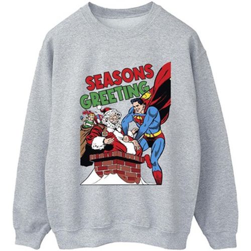 Sweat-shirt Superman Santa Comic - Dc Comics - Modalova