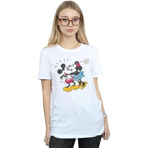 T-shirt Mickey Mouse Mickey And Minnie Kiss - Disney - Modalova