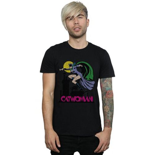 T-shirt Catwoman Crackle Logo - Dc Comics - Modalova