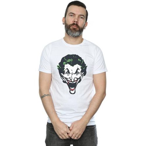 T-shirt The Joker Big Face - Dc Comics - Modalova