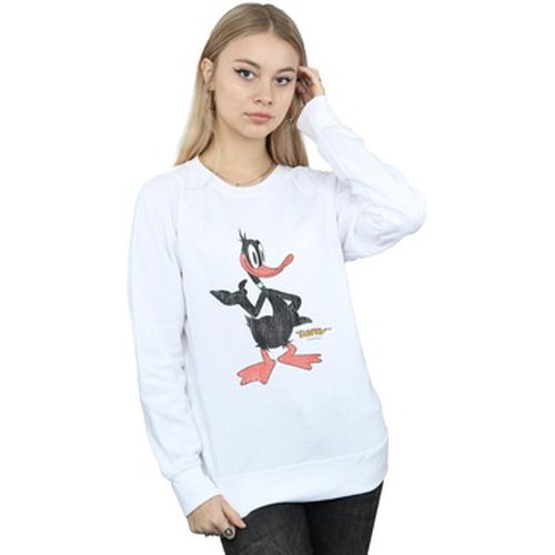 Sweat-shirt Daffy Duck Distressed - Dessins Animés - Modalova