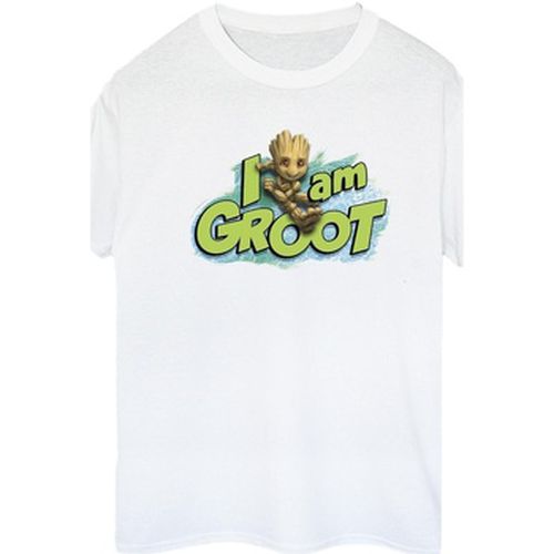 T-shirt Guardians Of The Galaxy I Am Groot Jumping - Marvel - Modalova