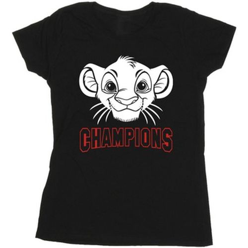 T-shirt The Lion King Simba Face Champion - Disney - Modalova
