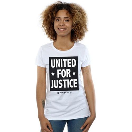 T-shirt Justice League United For Justice - Dc Comics - Modalova