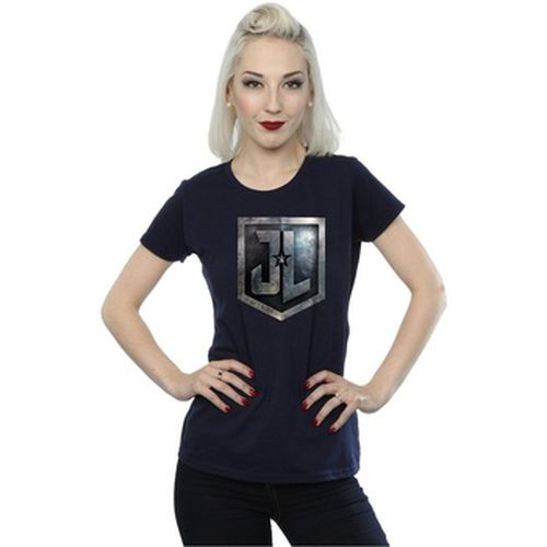 T-shirt Justice League Movie Shield - Dc Comics - Modalova