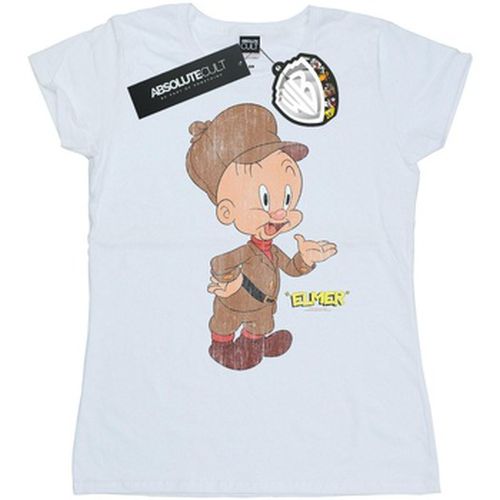 T-shirt Elmer Fudd Distressed - Dessins Animés - Modalova
