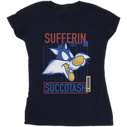 T-shirt Sylvester Sufferin Succotash - Dessins Animés - Modalova