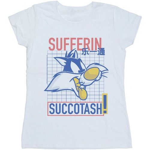 T-shirt Sylvester Sufferin Succotash - Dessins Animés - Modalova