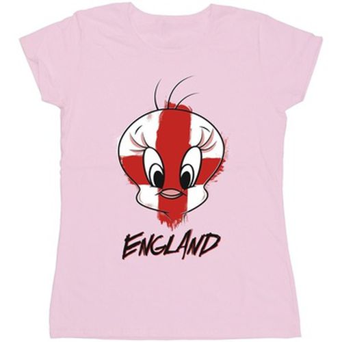 T-shirt Tweety England Face - Dessins Animés - Modalova