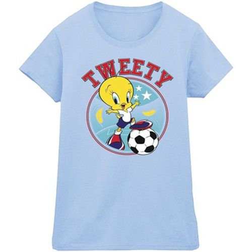 T-shirt Tweety Football Circle - Dessins Animés - Modalova