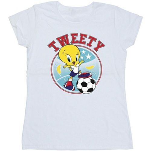 T-shirt Tweety Football Circle - Dessins Animés - Modalova