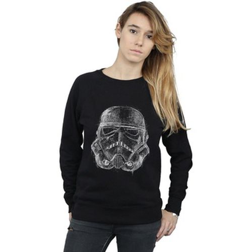 Sweat-shirt Stormtrooper Scribble Helmet - Disney - Modalova