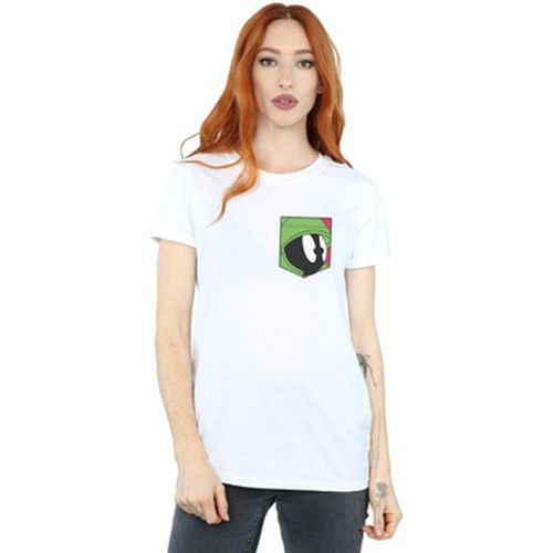 T-shirt Marvin The Martian Face Faux Pocket - Dessins Animés - Modalova