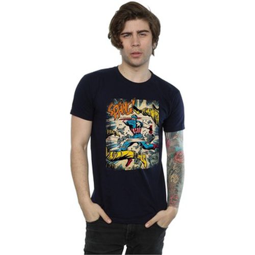 T-shirt Captain America Spang - Marvel - Modalova