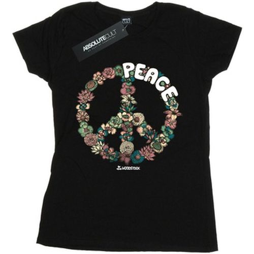 T-shirt Woodstock Floral Peace - Woodstock - Modalova