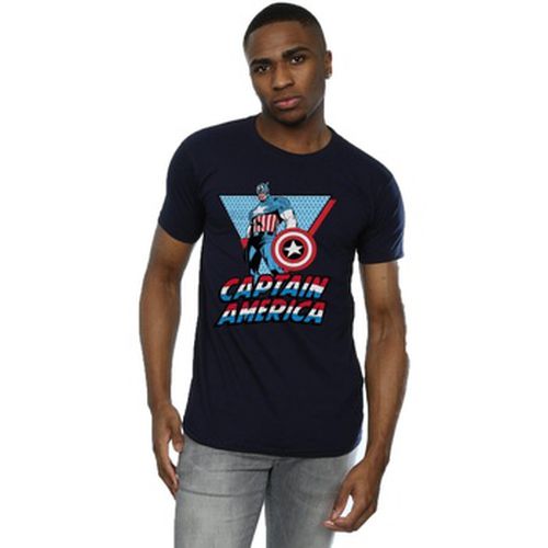 T-shirt Captain America Triangle - Marvel - Modalova