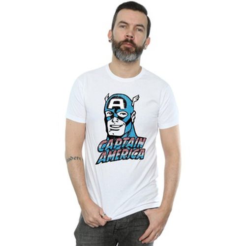 T-shirt Captain America Distressed - Marvel - Modalova
