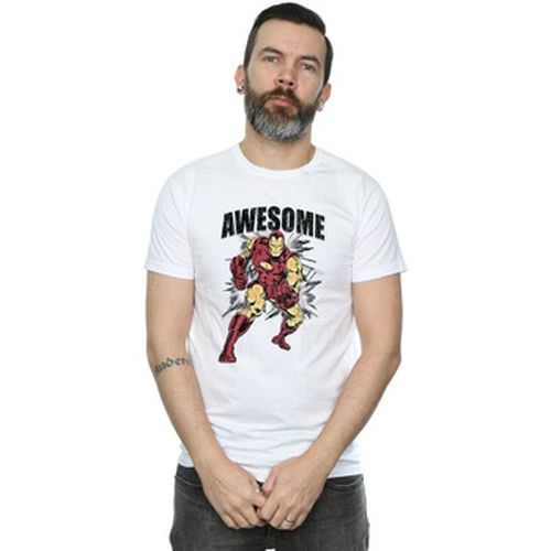 T-shirt Marvel Awesome Iron Man - Marvel - Modalova