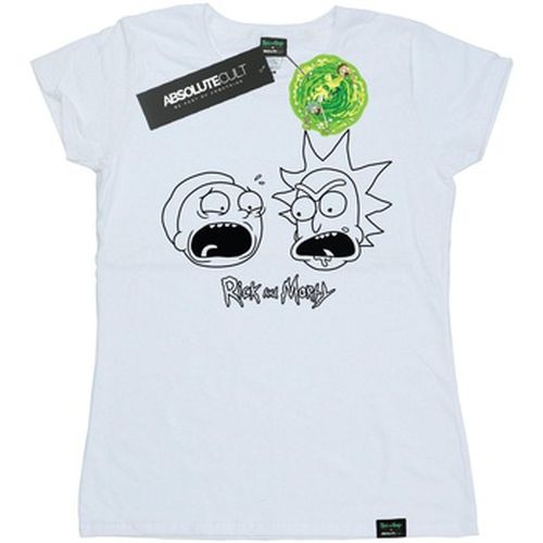 T-shirt Rick And Morty Heads Mono - Rick And Morty - Modalova